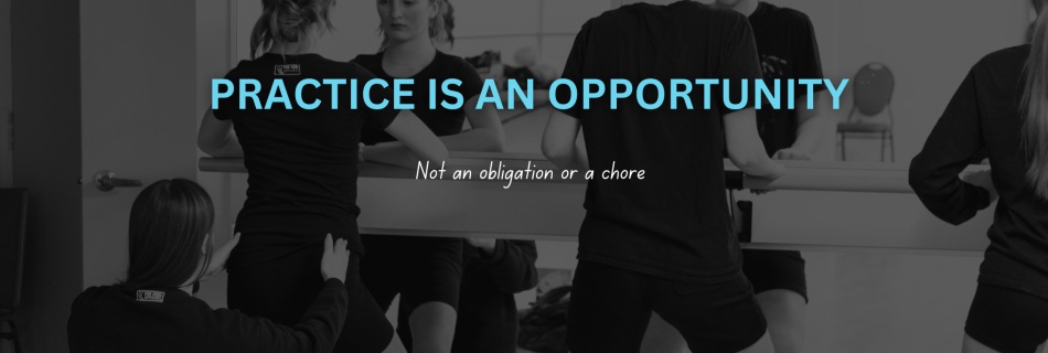 Practice is an opportunity