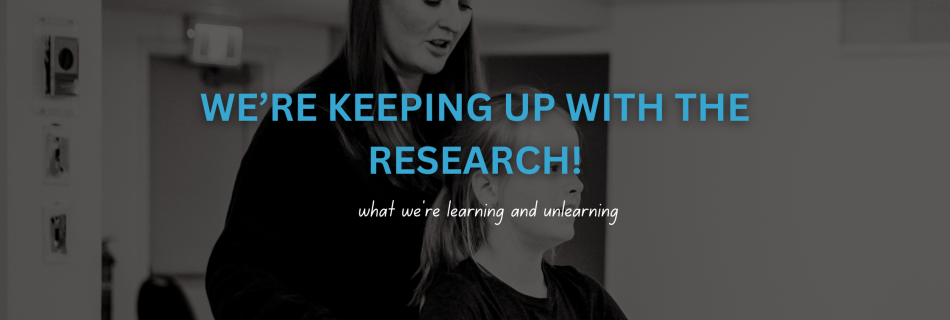 We are keeping up with the research
